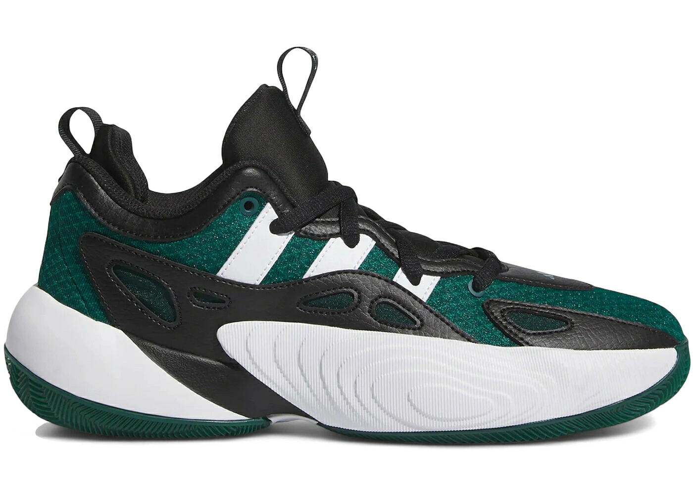 アディダス 緑 グリーン 黒色 ブラック コア スニーカー メンズ ADIDAS TRAE UNLIMITED 2 COLLEGIATE GREEN BLACK / COLLEGIATE GREEN CORE BLACK|スニケス