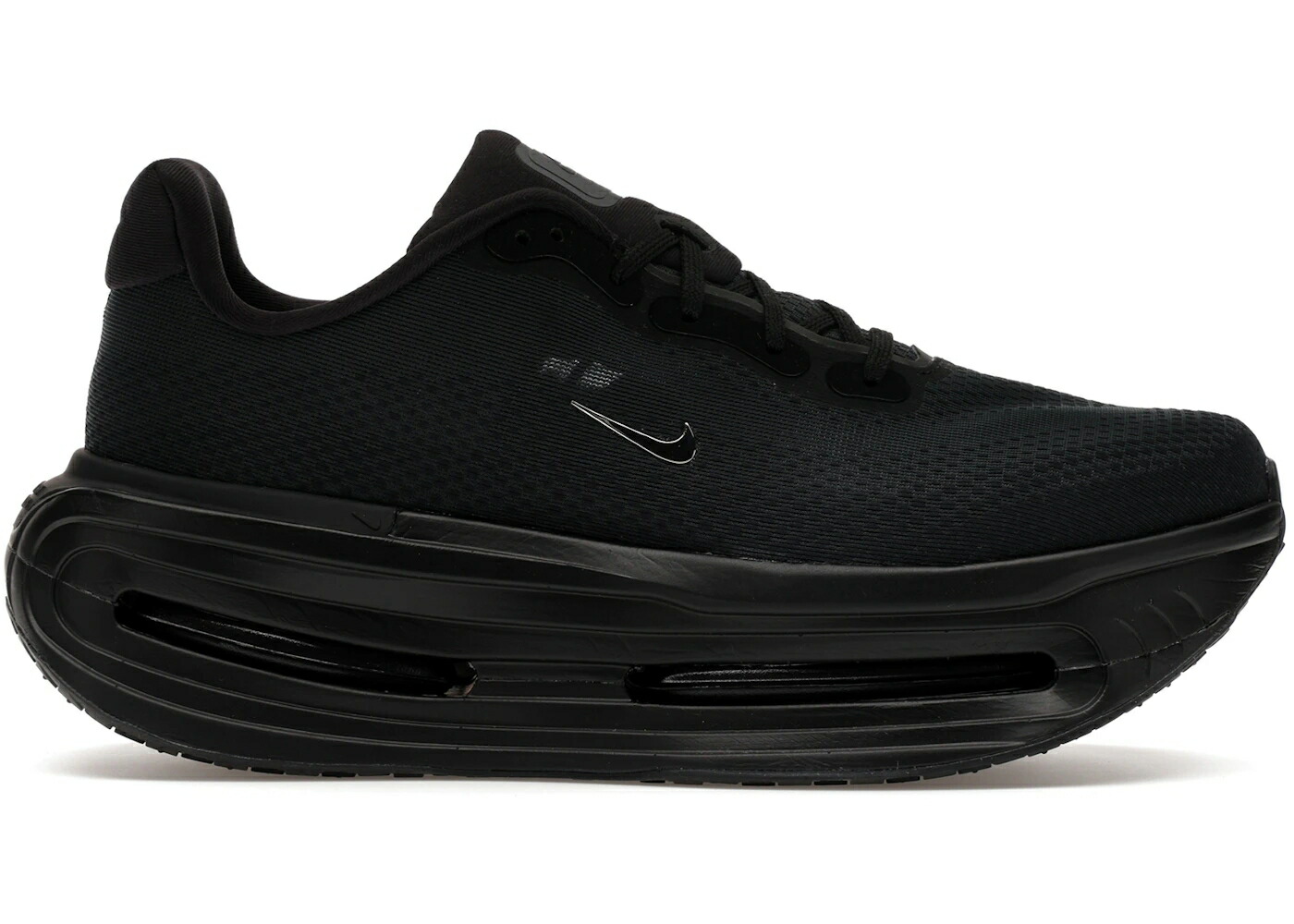ナイキ プレミアム 黒色 ブラック スウッシュ スウォッシュ 白色 ホワイト スニーカー メンズ NIKE VOMERO PREMIUM SP BLACK MINI CHROME SWOOSH / BLACK BLACK WHITE