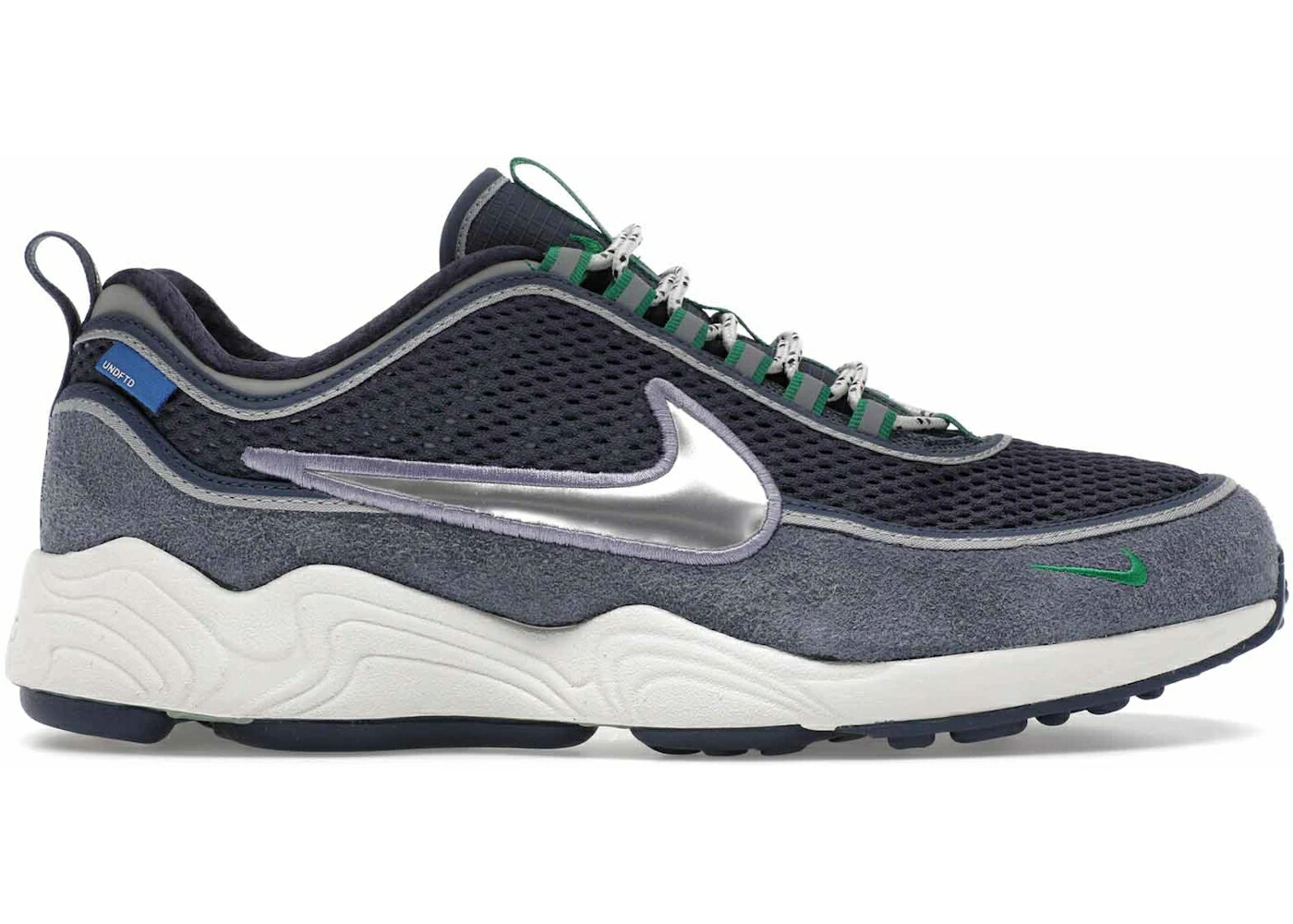 ナイキ ズーム アンディフィーテッド サンダー 青色 ブルー 銀色 シルバー スニーカー メンズ NIKE AIR ZOOM SPIRIDON UNDEFEATED THUNDER BLUE / THUNDER BLUE SILVER