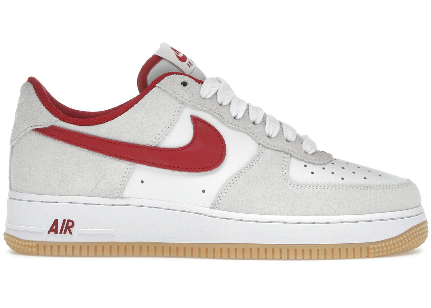 ナイキ 白いこと 白いこと 赤 赤いこと 黄味がかった 黄色 空軍 \u002707 スニーカー メンズ NIKE AIR FORCE 1 LOW LV8 SUMMIT WHITE VARSITY RED GUM / SUMMIT WHITE WHITE GUM YELLOW