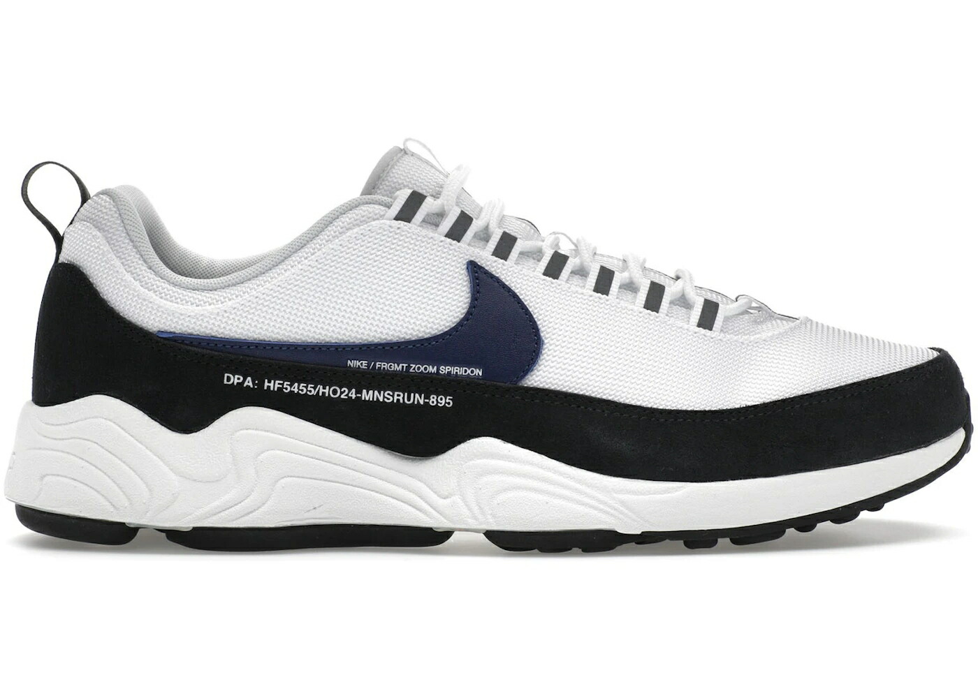 ナイキ ズーム 白色 ホワイト 青色 ブルー 黒色 ブラック スニーカー メンズ NIKE AIR ZOOM SPIRIDON FRAGMENT DESIGN WHITE BLUE VOID / WHITE BLUE VOID BLACK