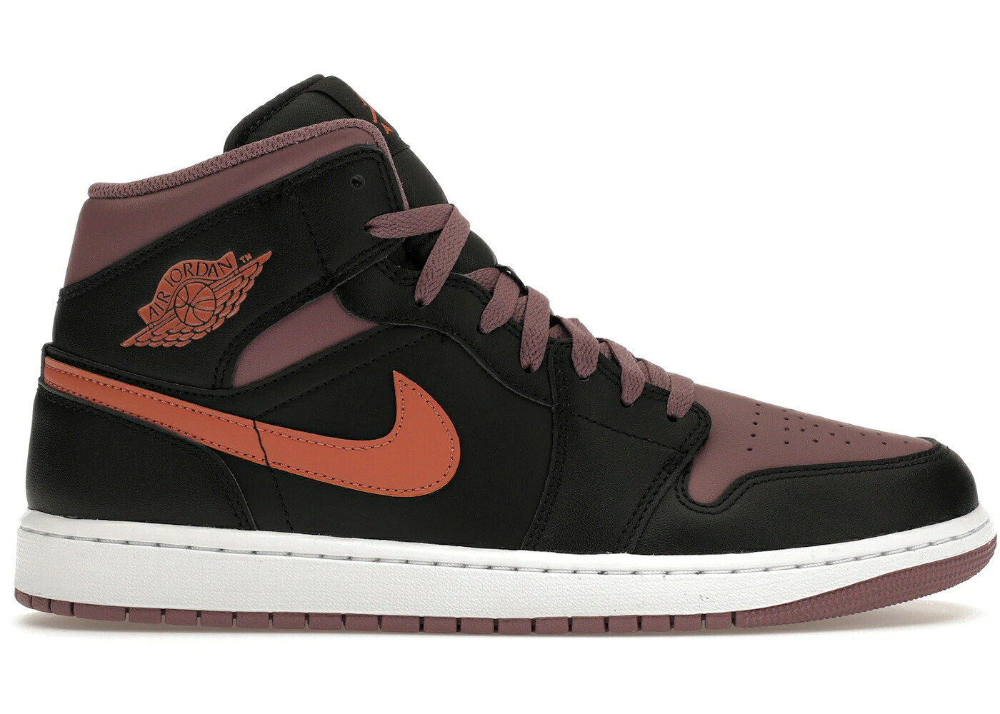 ナイキ ジョーダン ミッド 黒いこと 黒いこと 天の原 白いこと 白いこと スニーカー メンズ JORDAN 1 MID SE BLACK SKY J MAUVE / BLACK SKY J MAUVE WHITE SKY J