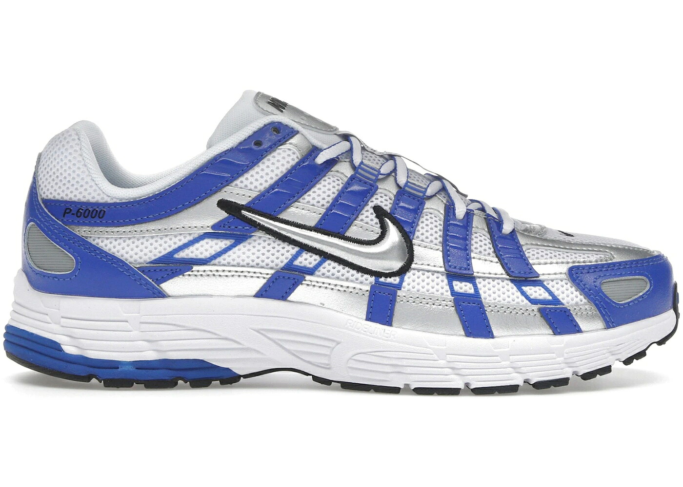 ナイキ 青味 青色 しろがね色 しろがね色 白いこと 白いこと スニーカー メンズ NIKE P-6000 RACER BLUE METALLIC SILVER WHITE / RACER BLUE METALLIC SILVER WHITE