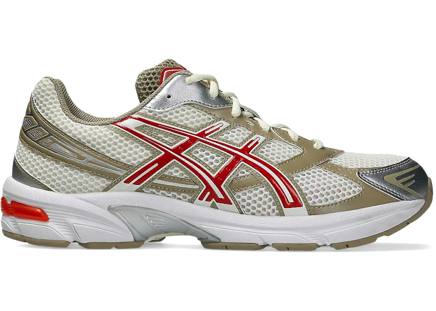アシックス 皮膚軟化剤 スニーカー メンズ ASICS GEL-1130 CREAM VERMILLION TOMATO / CREAM VERMILLION TOMATO