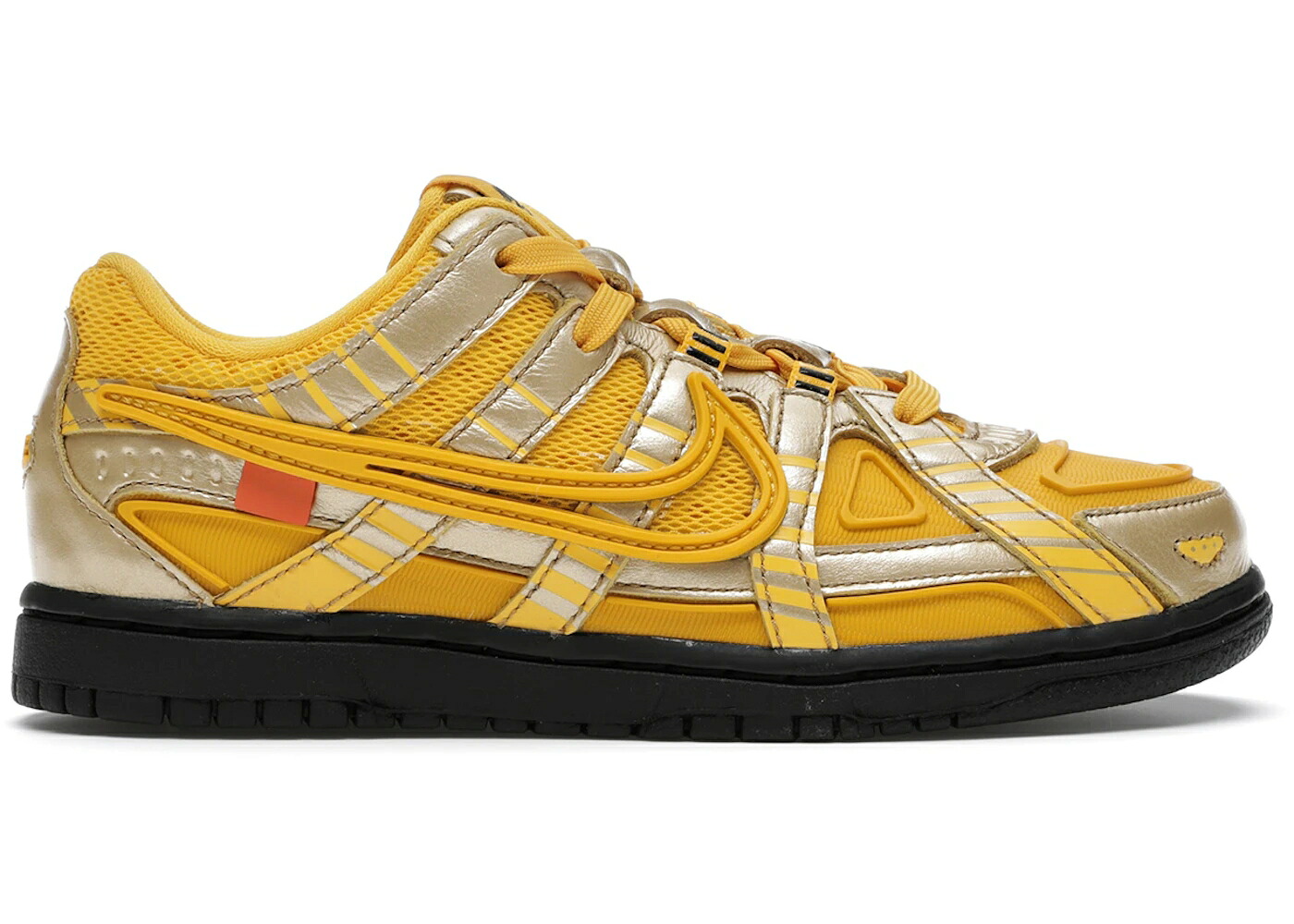 ナイキ 思われ人 ダンク 象牙色 ゴールド お坊っちゃん キッズ NIKE AIR RUBBER DUNK OFF-WHITE UNIVERSITY GOLD (なおなお書き) / UNIVERSITY GOLD UNIVERSITY GOLD もの言う花 マタニティ スニーカー