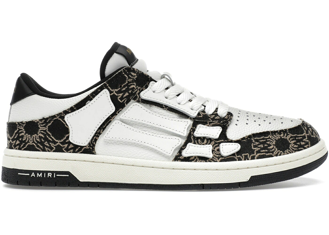 アミリ 黒色 ブラック スニーカー メンズ AMIRI SKEL TOP LOW MA QUAD BLACK /｜スニケス 89,045円