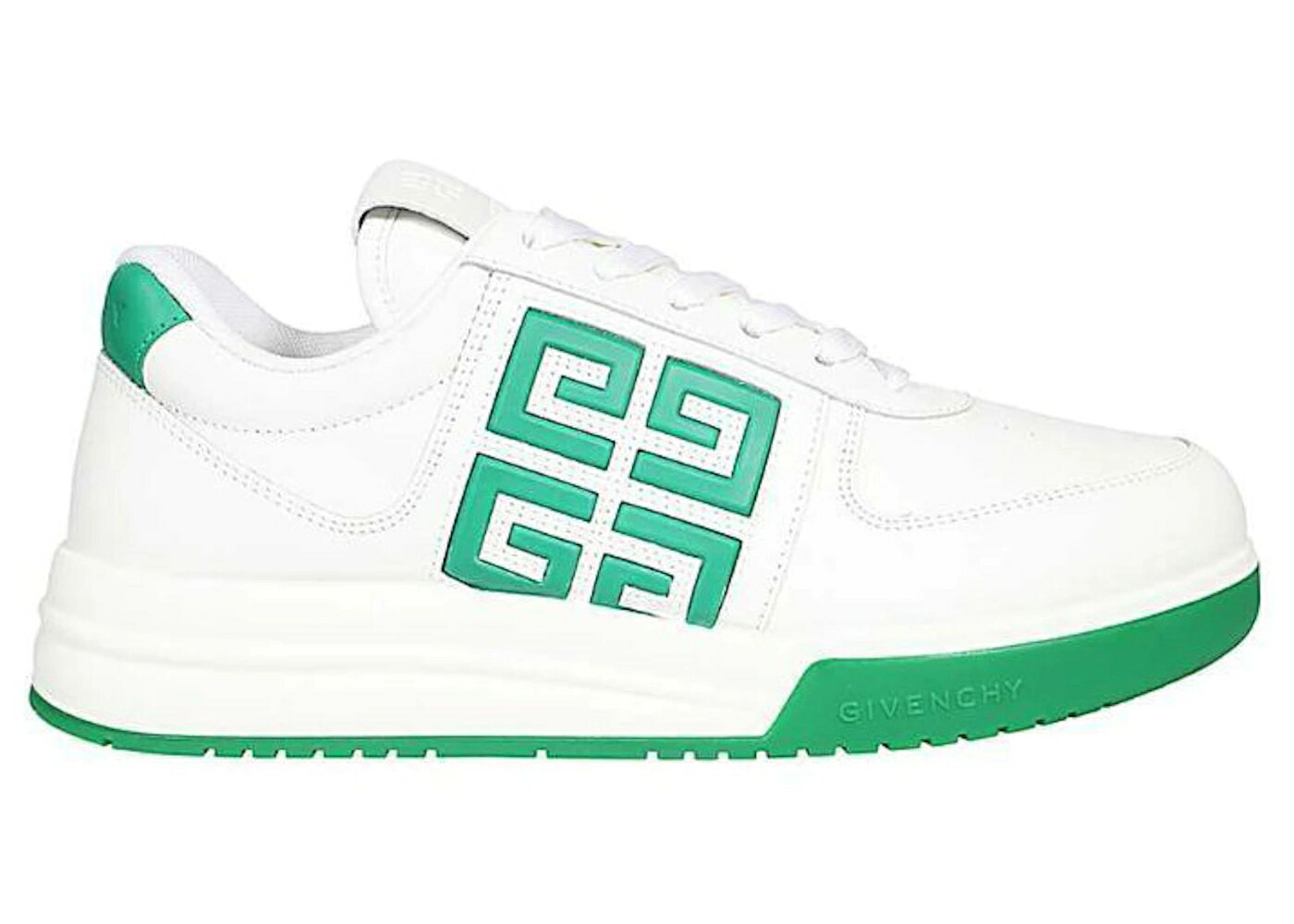 ジバンシィ ロゴタイプ 靴 スニーカー 白いこと 白いこと 緑 緑であること メンズ GIVENCHY G4 LOGO SNEAKER WHITE GREEN / WHITE GREEN