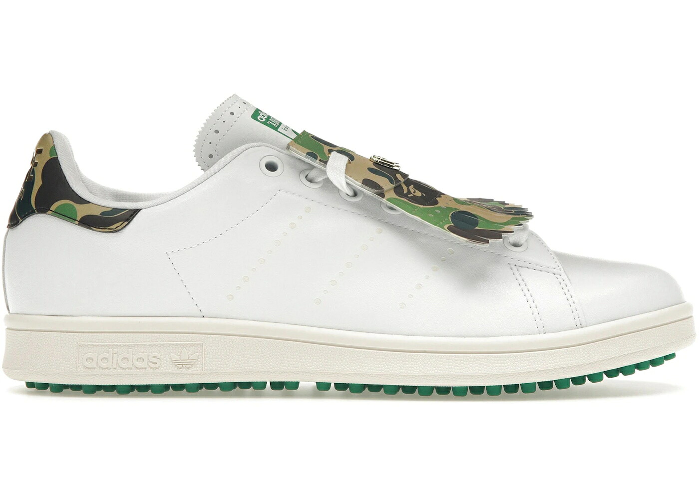 アディダス ゴルフ 白いこと 白いこと 緑 緑であること 姿勢為損ない スニーカー メンズ ADIDAS STAN SMITH GOLF BAPE 30TH ANNIVERSARY / CLOUD WHITE CLOUD WHITE GREEN