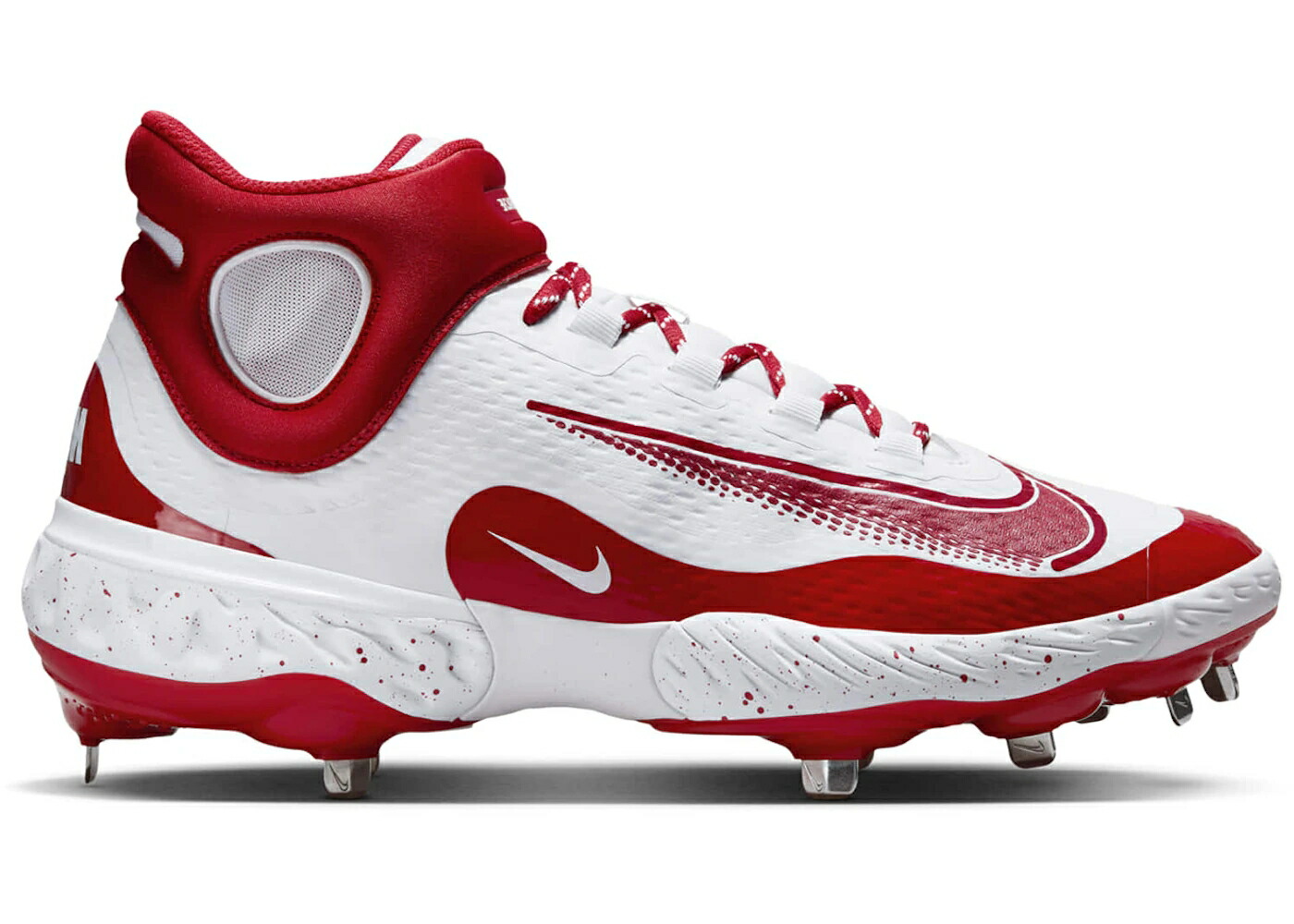 ナイキ アルファ ハラチ エリート ミッド 白いこと 白いこと 赤 赤いこと アルファハラチ スニーカー メンズ NIKE ALPHA HUARACHE ELITE 4 MID WHITE UNIVERSITY RED / WHITE UNIVERSITY RED