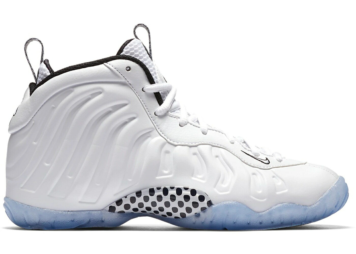 ナイキ フォームポジット 白色 ホワイト 黒色 ブラック エアフォームポジットワン ジュニア キッズ NIKE AIR FOAMPOSITE ONE WHITE ICE (GS) / WHITE BLACK ベビー マタニティ スニーカー