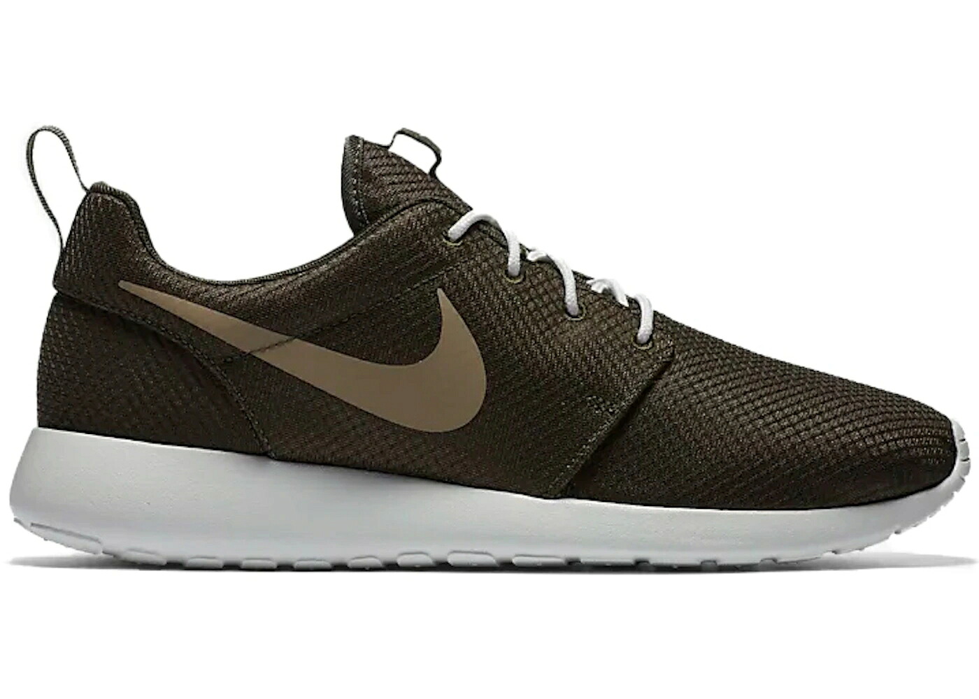 ナイキ カーゴ カーキ 白色 ホワイト ローシワン スニーカー メンズ NIKE ROSHE ONE CARGO KHAKI / CARGO KHAKI KHAKI SUMMIT WHITE｜スニケス