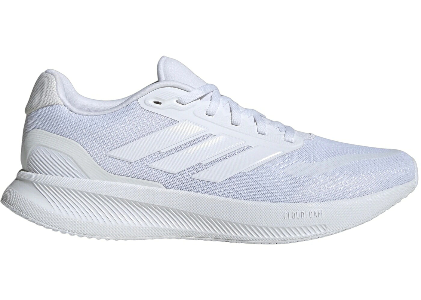 アディダス 白いこと 白いこと スニーカー メンズ ADIDAS RUNFALCON 5 CLOUD WHITE / CLOUD WHITE CLOUD WHITE CLOUD