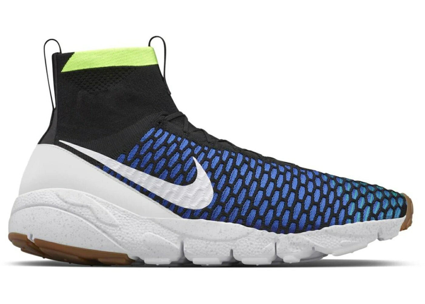 ナイキ 黒色 ブラック ゲーム 白色 ホワイト ゲームロイヤル 青 ブルー スニーカー メンズ NIKE FOOTSCAPE MAGISTA BRAZIL TOURNAMENT PACK / BLACK GAME ROYAL VOLT WHITE｜スニケス