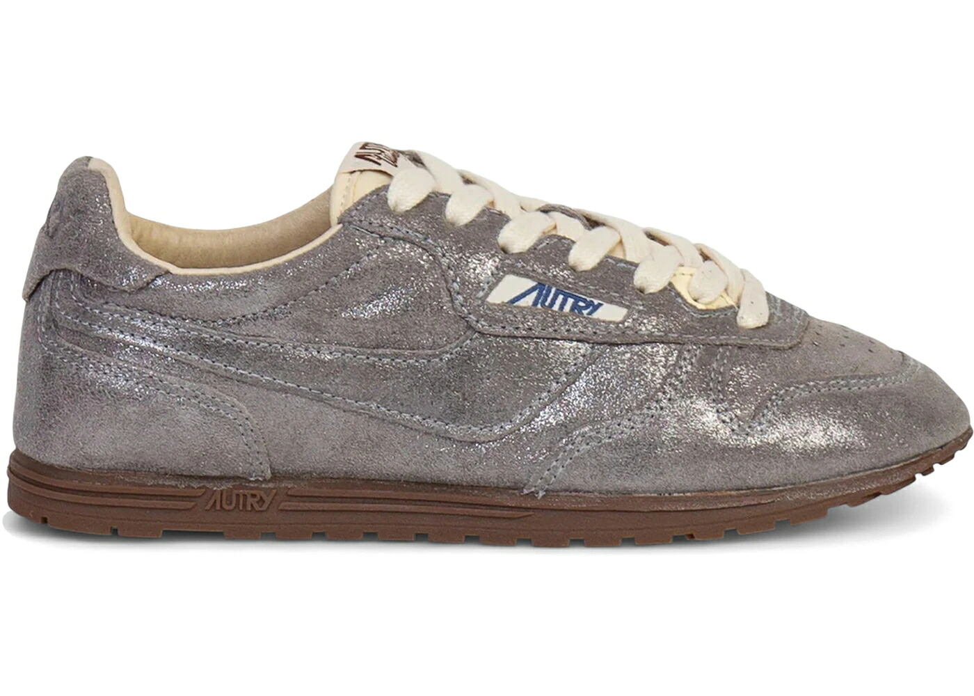 銀色 シルバー アイボリー WOMEN'S スニーカー レディース AUTRY WINDSPIN LOW SILVER IVORY GLITTER (WOMEN'S) / SILVER IVORY|スニケス