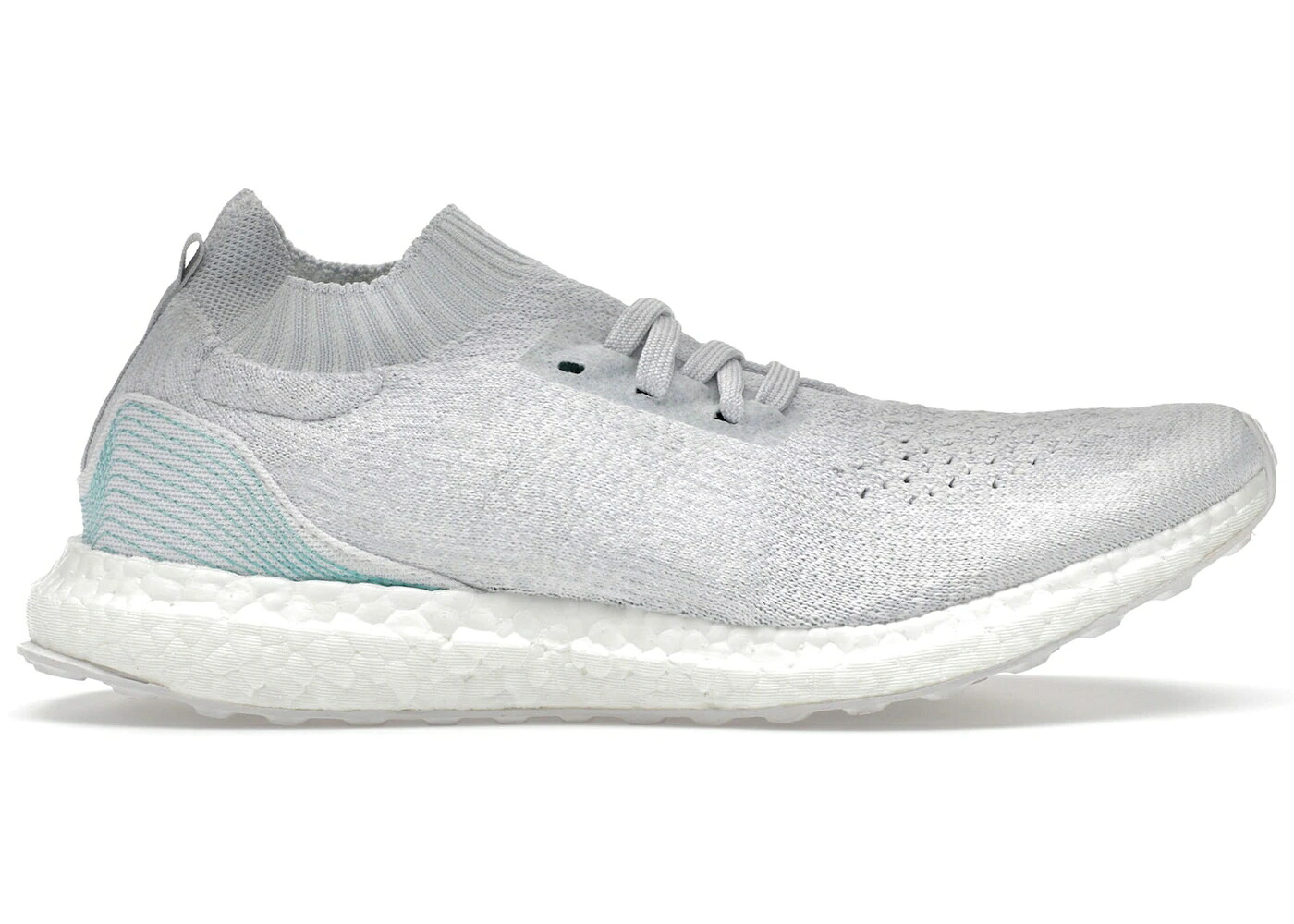 アディダス ウルトラ ブースト 白色 ホワイト 灰色 グレー ウルトラブースト スニーカー メンズ ADIDAS ULTRA BOOST UNCAGED PARLEY / RUNNING WHITE CLEAR GREY｜スニケス