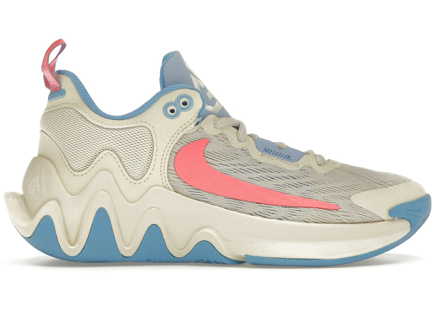 ナイキ 青色 ブルー スニーカー メンズ NIKE GIANNIS IMMORTALITY 2 COCONUT MILK HOT PUNCH / COCONUT MILK UNIVERSITY BLUE｜スニケス
