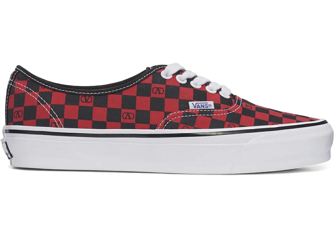 ヴァンズ バンズ オーセンティック 赤 赤いこと スニーカー メンズ VANS AUTHENTIC VALENTINO GARAVANI CHECKERBOARD RED / CHECKERBOARD RED メンズ靴-靴-スニーカー