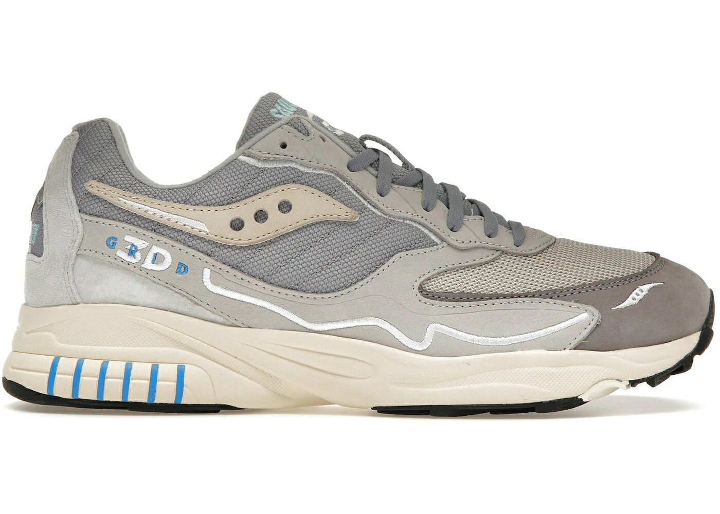サッカニー ハリケーン 灰色 グレー グレイ クリーム スニーカー メンズ SAUCONY 3D GRID HURRICANE GRAY CREAM / GRAY CREAM｜スニケス