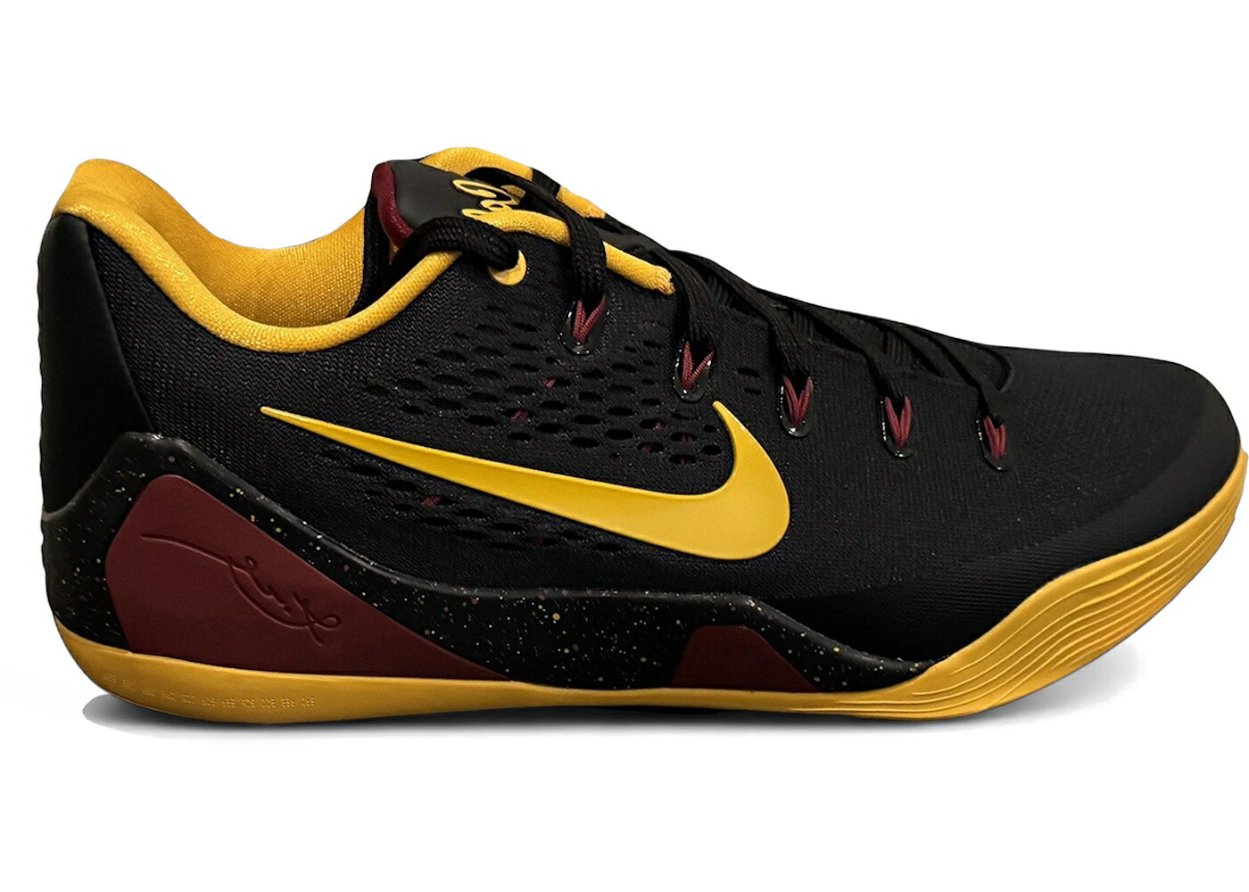 ナイキ コービー プロトロ サウスカルフォルニア トロージャンズ 黒色 ブラック チーム カーディナル スニーカー メンズ NIKE KOBE 9 EM LOW PROTRO USC TROJANS PE BLACK / BLACK TEAM CARDINAL UNIVERSITY