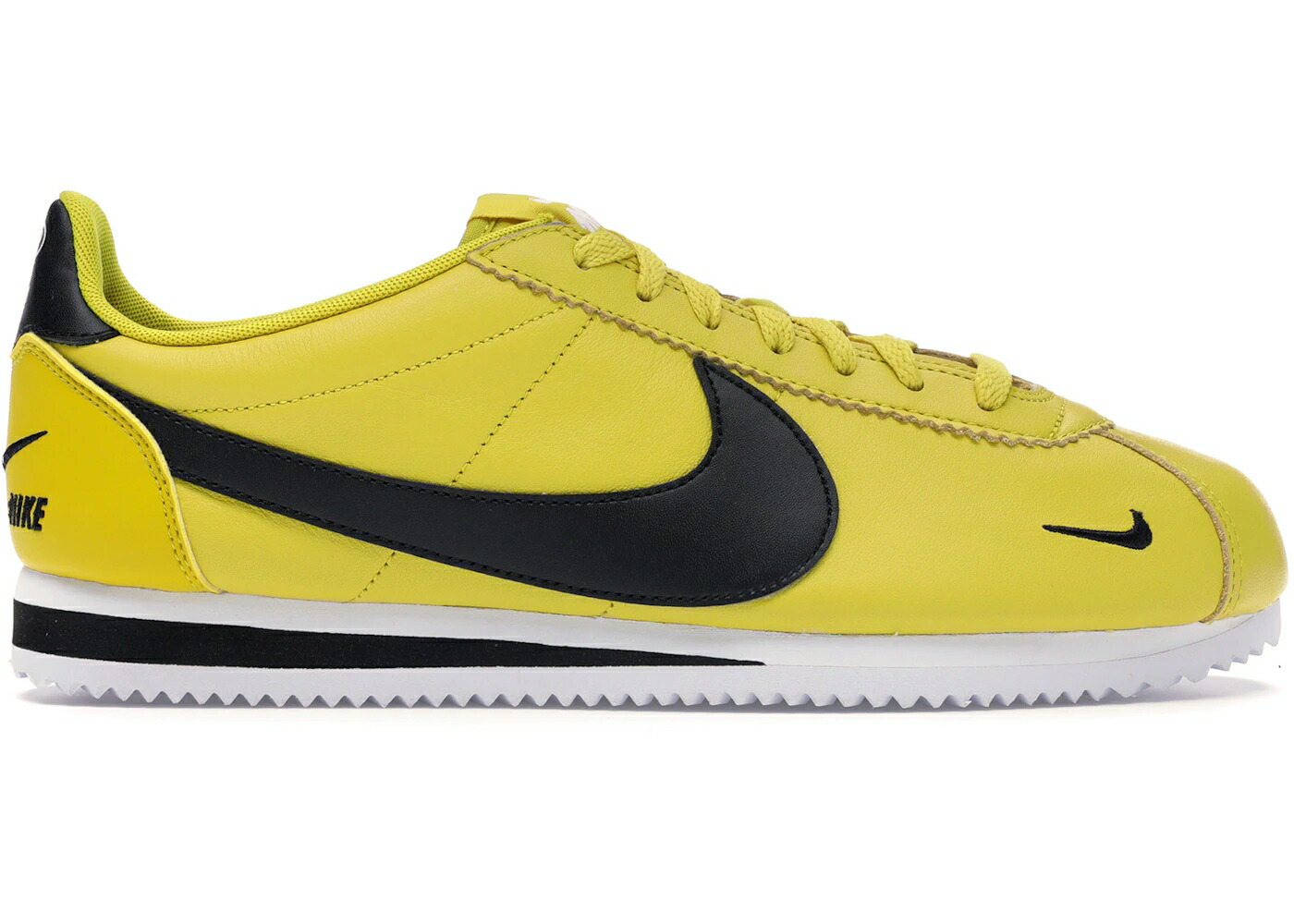 ナイキ クラシック コルテッツ 黒色 ブラック 白色 ホワイト クラシックコルテッツ スニーカー メンズ NIKE CLASSIC CORTEZ BLAZING SUN / BRIGHT CITRON BLACK WHITE