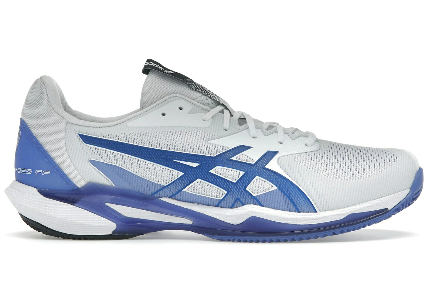 アシックス スピード 白色 ホワイト 青色 ブルー スニーカー メンズ ASICS SOLUTION SPEED FF 3 CLAY WHITE TUNA BLUE / WHITE TUNA BLUE|スニケス