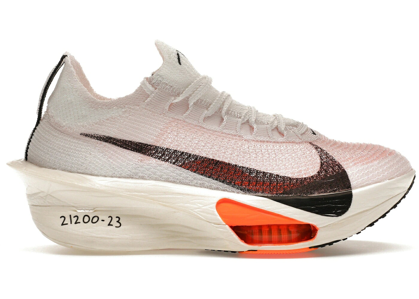 ナイキ ズーム 白色 ホワイト 黒色 ブラック 橙 オレンジ NEXT% WOMEN'S スニーカー レディース NIKE AIR ZOOM ALPHAFLY 3 PROTOTYPE (WOMEN'S) / WHITE BLACK PHANTOM TOTAL ORANGE|スニケス