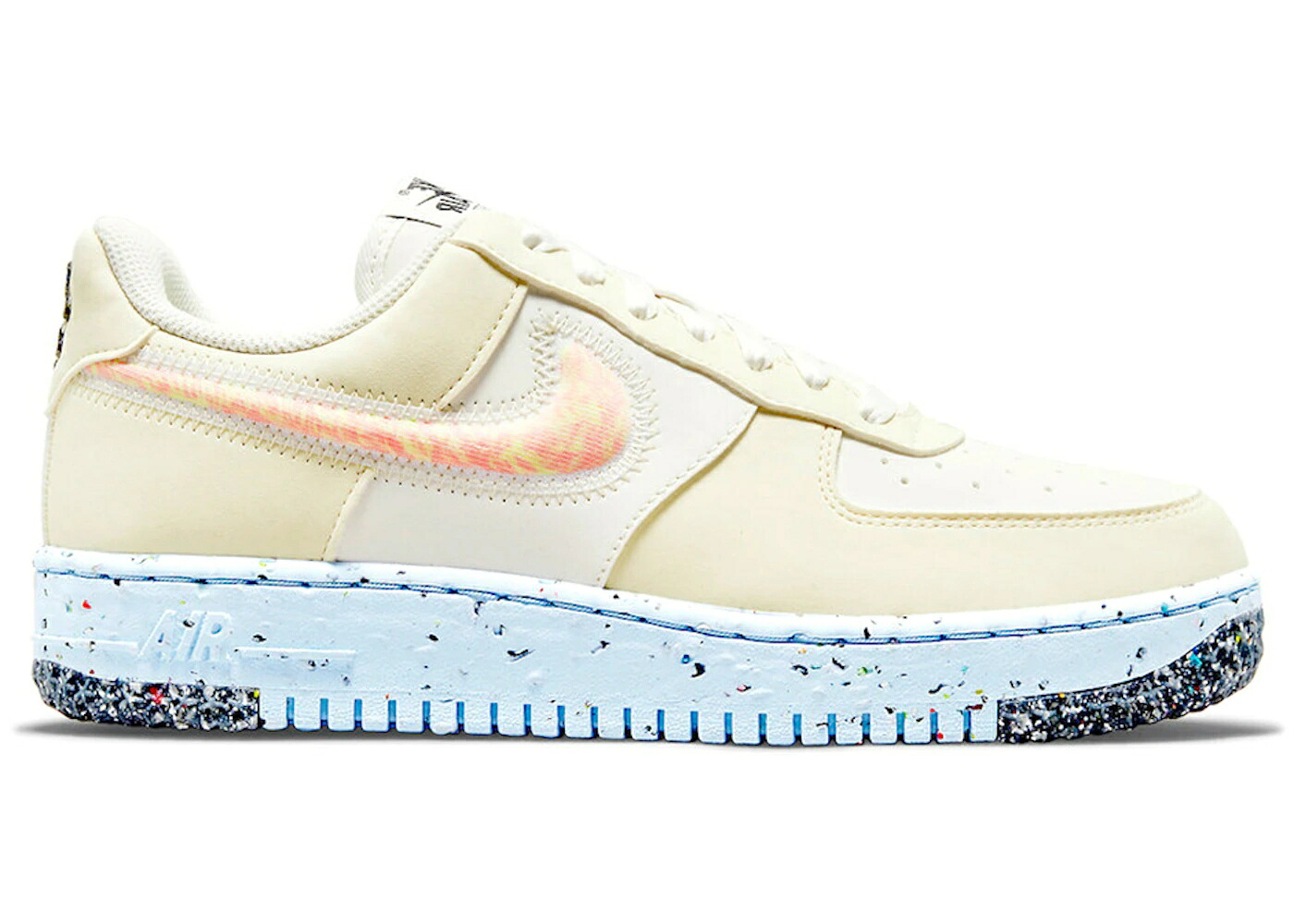 ナイキ 橙 オレンジ色 青味 青み 空軍 WOMEN\u0027S スニーカー レディース NIKE AIR FORCE 1 LOW CRATER SAIL TOTAL ORANGE ICE BLUE (WOMEN\u0027S) / SAIL TOTAL ORANGE COCONUT MILK