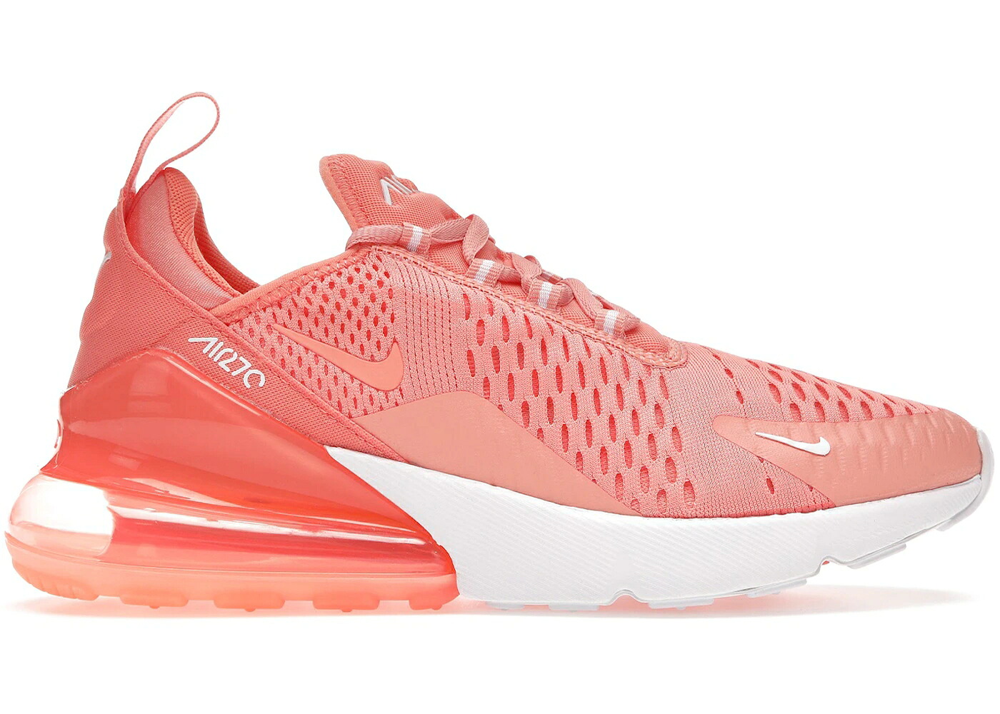 ナイキ マックス クリムゾン 白色 ホワイト エアマックス WOMEN'S スニーカー レディース NIKE AIR MAX 270 CRIMSON BLISS (WOMEN'S) / CRIMSON BLISS WHITE BRIGHT MANGO｜スニケス