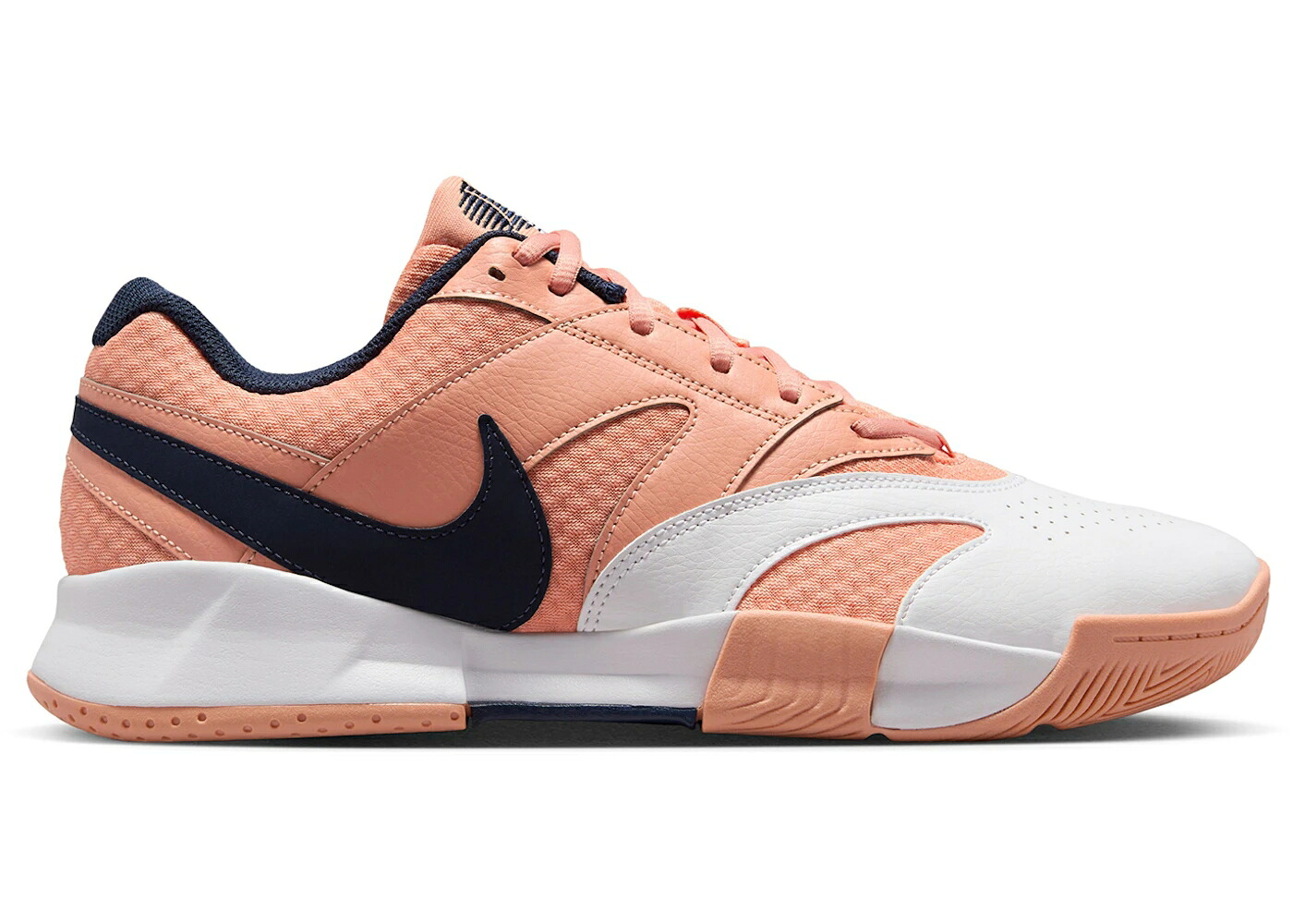 ナイキ 厚地の外套 ともし火 白いこと 白いこと スニーカー メンズ NIKE COURT LITE 4 APRICOT AGATE WHITE OBSIDIAN / APRICOT AGATE WHITE OBSIDIAN