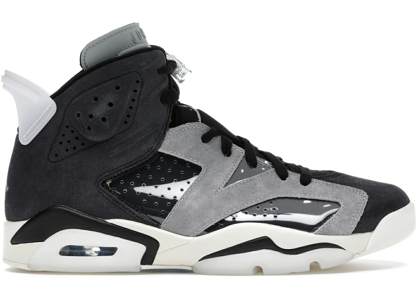 ナイキ ジョーダン テック 黒いこと 黒いこと 薄墨色 薄墨色 WOMEN\u0027S スニーカー レディース JORDAN 6 RETRO TECH CHROME (WOMEN\u0027S) / BLACK LIGHT SMOKE GREY SAIL