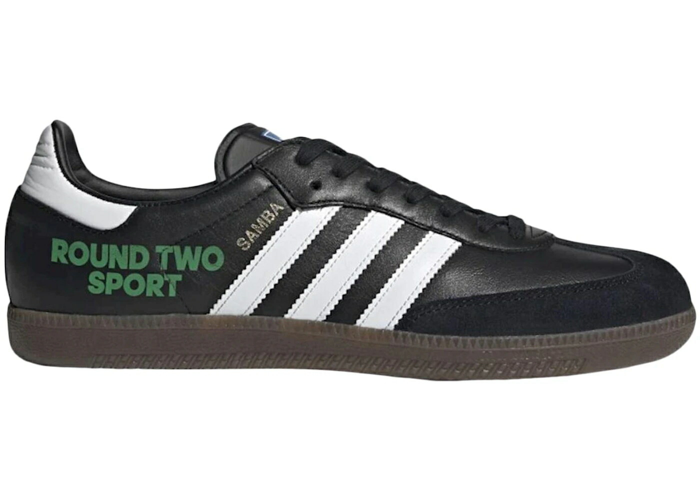 アディダス サンバ 黒色 ブラック コア 白色 ホワイト スニーカー メンズ ADIDAS SAMBA ROUND TWO SPORT BLACK / CORE BLACK CLOUD WHITE GUM|スニケス