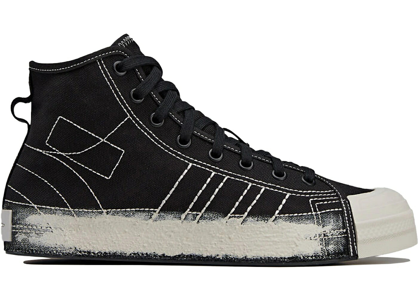 アディダス 黒色 ブラック スニーカー メンズ ADIDAS Y-3 NIZZA HI BLACK TALC / BLACK BLACK TALC｜スニケス
