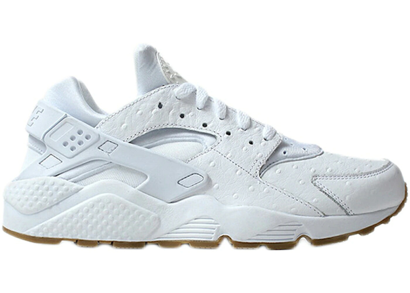 ナイキ ハラチ 白色 ホワイト 茶色 ブラウン スニーカー メンズ NIKE AIR HUARACHE OSTRICH GUM / WHITE GUM LIGHT BROWN|スニケス
