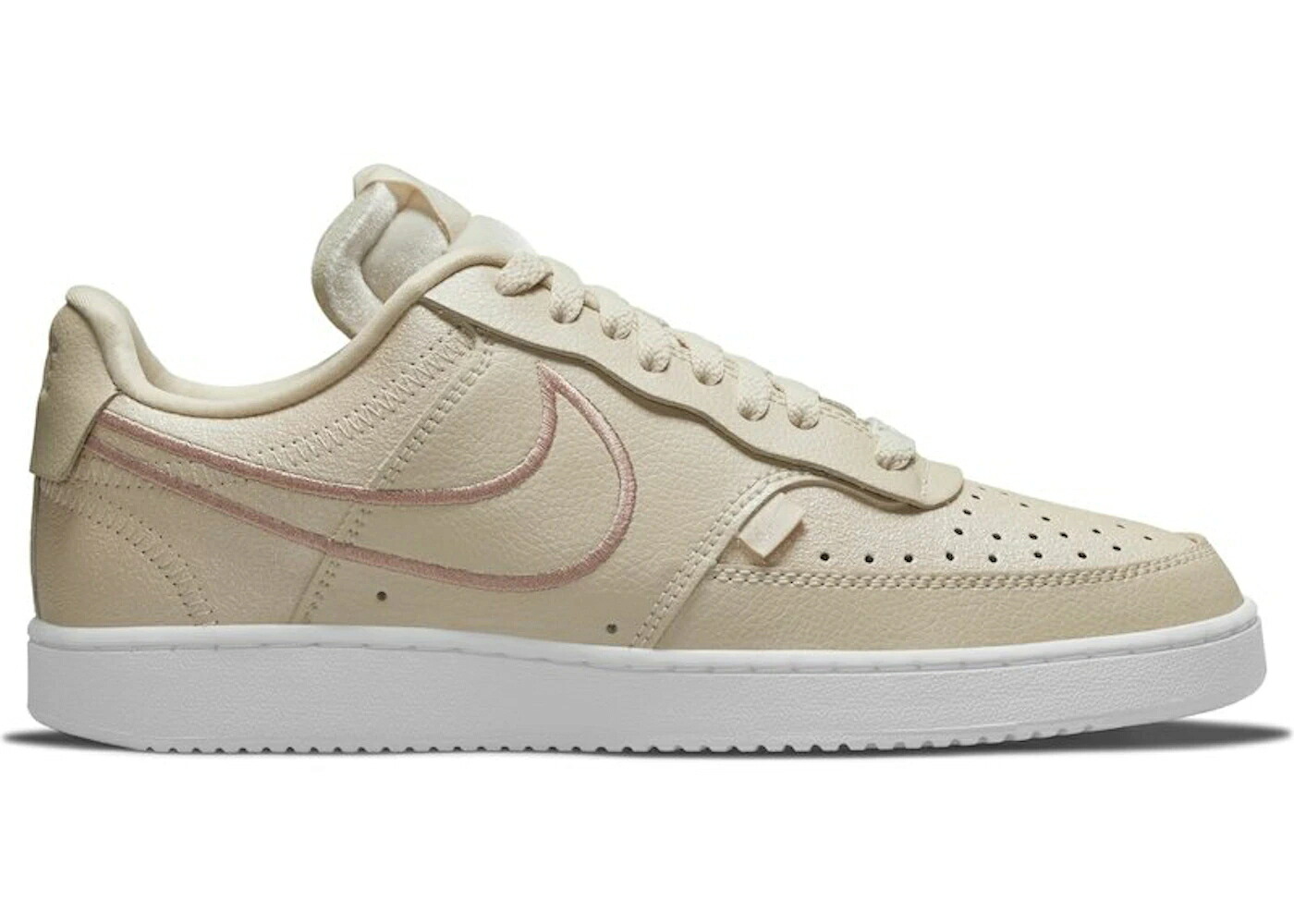 ナイキ 厚地の外套 パール 白いこと 白いこと WOMEN\u0027S スニーカー レディース NIKE COURT VISION LOW PEARL WHITE (WOMEN\u0027S) / PEARL WHITE SAIL WHITE METALLIC