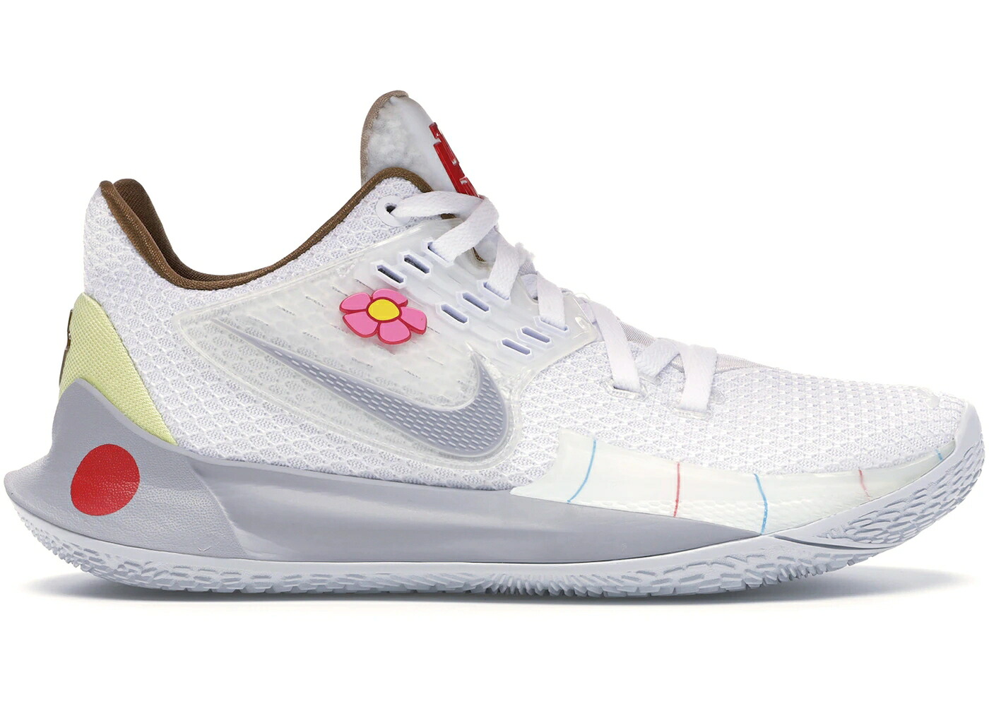 ナイキ カイリー 海綿体シリング 白いこと 白いこと 薄墨色 薄墨色 スニーカー メンズ NIKE KYRIE 2 LOW SPONGEBOB SANDY CHEEKS / WHITE WOLF GREY