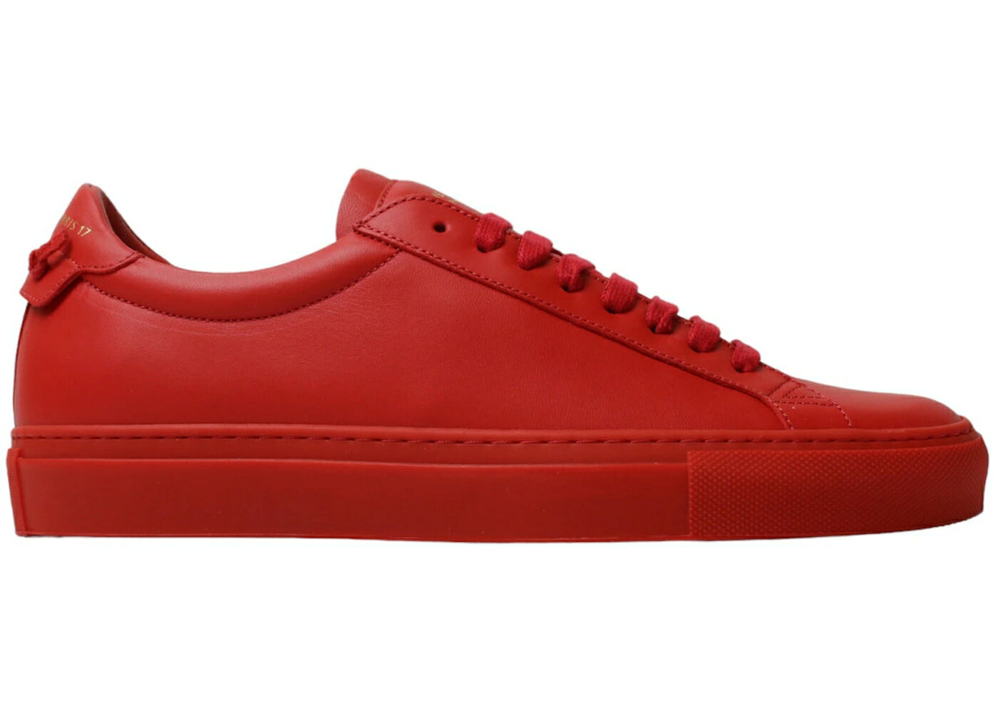 ジバンシィ ストリート 赤 レッド レザー スニーカー メンズ GIVENCHY URBAN STREET LOW RED LEATHER /