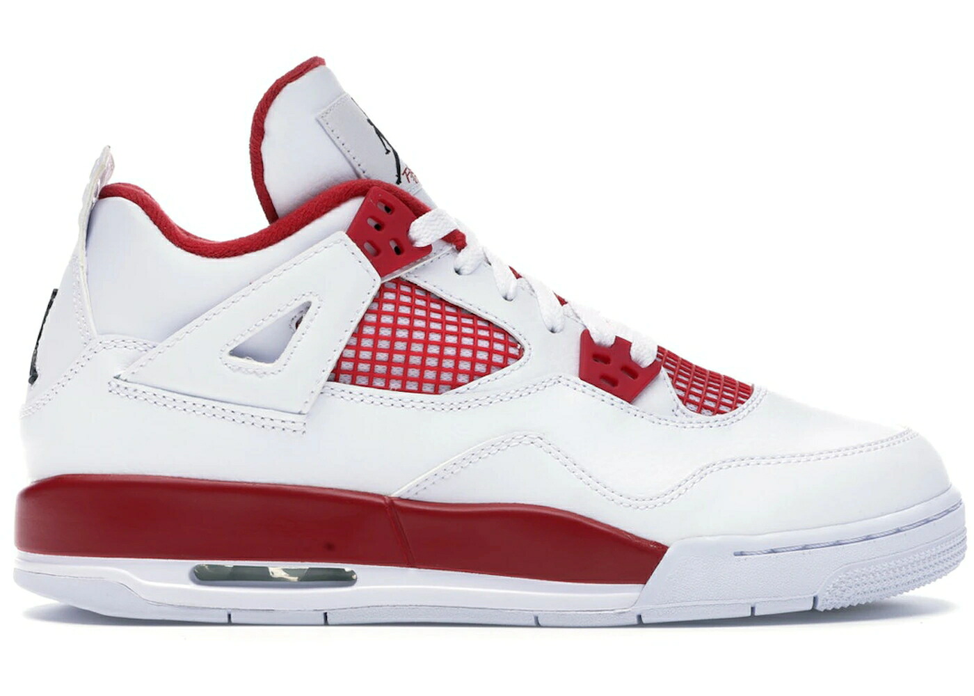 ナイキ ジョーダン 白いこと 白いこと 黒いこと 黒いこと 赤 赤いこと お坊っちゃん キッズ JORDAN 4 RETRO ALTERNATE 89 (GS) / WHITE BLACK GYM RED もの言う花 マタニティ スニーカー