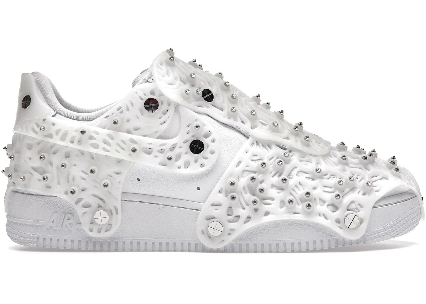 ナイキ 白いこと 白いこと 空軍 WOMEN\u0027S スニーカー レディース NIKE AIR FORCE 1 LOW SWAROVSKI RETROREFLECTIVE CRYSTALS WHITE (WOMEN\u0027S) / WHITE WHITE WHITE