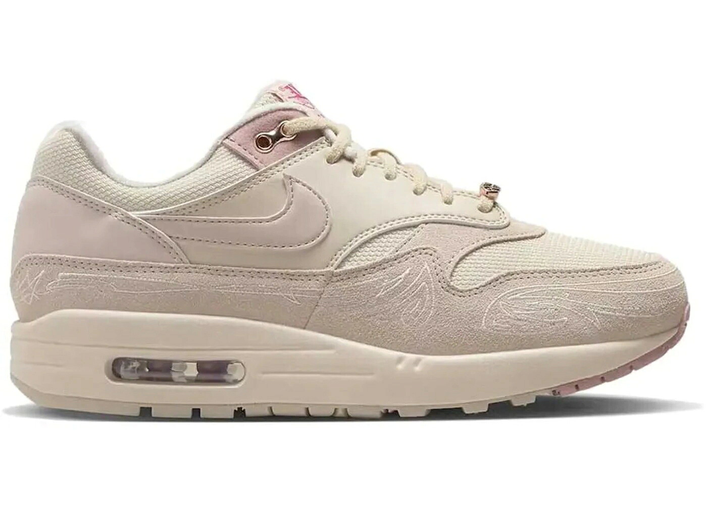 ナイキ マックス クルー ベージュ ピンク エアマックス ロサンゼルス WOMEN'S スニーカー レディース NIKE AIR MAX 1 SERENA WILLIAMS DESIGN CREW LOS ANGELES (WOMEN'S) / PARTICLE BEIGE RUST PINK LIGHT｜スニケス