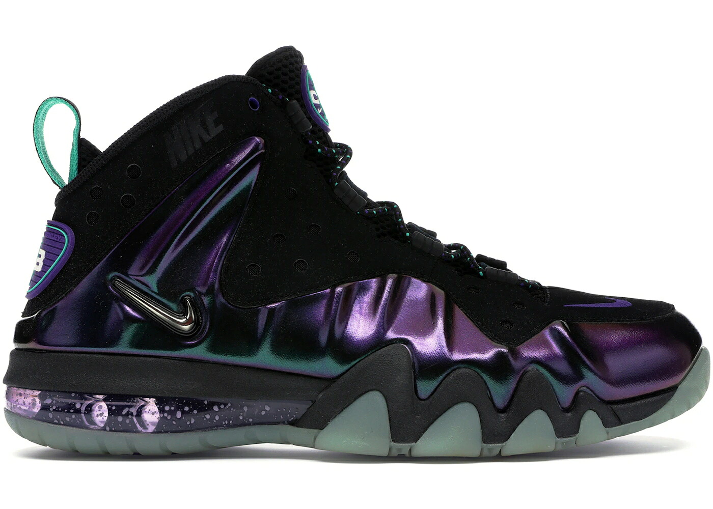 ナイキ バークリー マックス コート 紫 パープル 黒色 ブラック スニーカー メンズ NIKE BARKLEY POSITE MAX EGGPLANT / COURT PURPLE BLACK