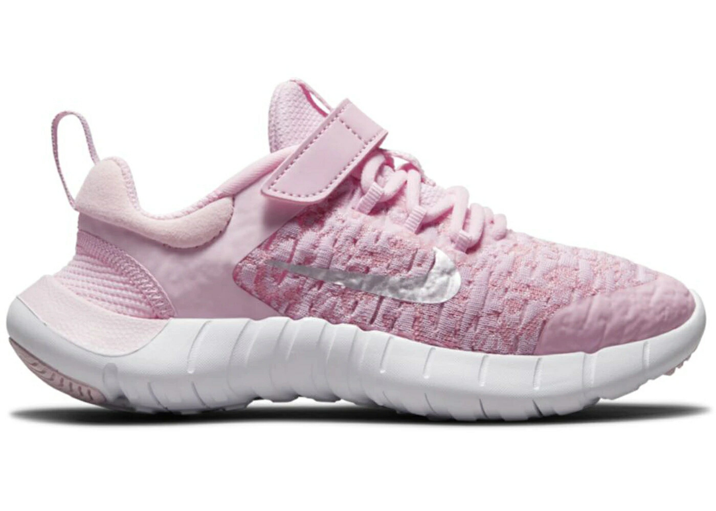 ナイキ フリー ピンク 白色 ホワイト ジュニア キッズ NIKE FREE RN 2021 PINK FOAM (PS) / PINK FOAM WHITE PINK GLAZE ベビー マタニティ スニーカー