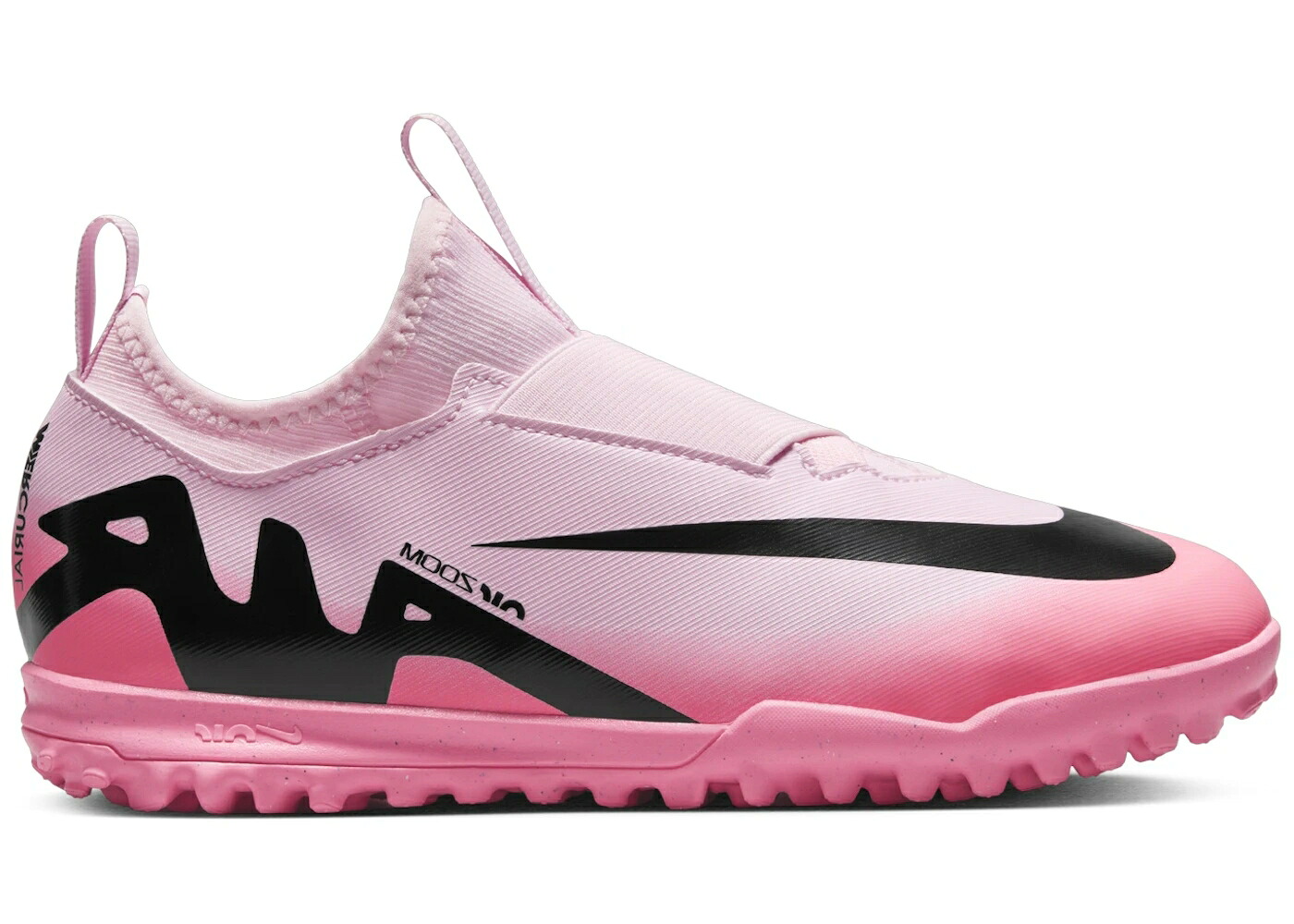ナイキ アカデミー ピンク 黒色 ブラック ジュニア キッズ NIKE MERCURIAL VAPOR 15 ACADEMY TF PINK FOAM BLACK (GS) / PINK FOAM BLACK ベビー マタニティ スニーカー|スニケス