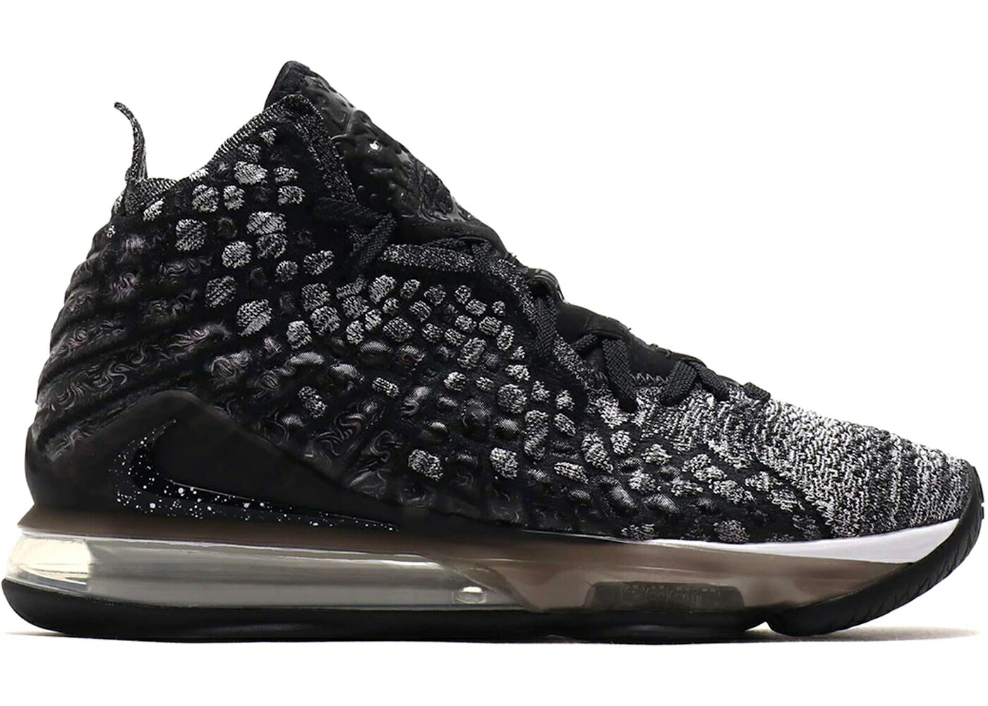 ナイキ レブロン 黒色 ブラック 白色 ホワイト ジュニア キッズ NIKE LEBRON 17 BLACK WHITE (GS) / BLACK WHITE ベビー マタニティ スニーカー|スニケス