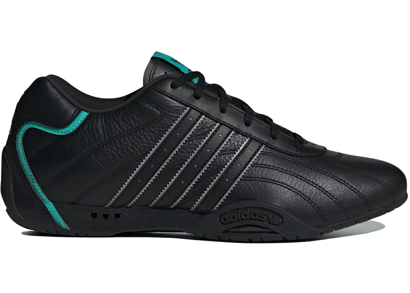 アディダス 野球クラブ 黒いこと 黒いこと 中核グループ 混雑時 スニーカー メンズ ADIDAS ADI RACER LO MERCEDES-AMG PETRONAS FORMULA ONE TEAM BLACK / CORE BLACK SEMI MINT RUSH CORE