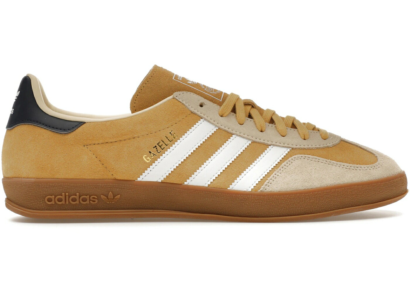 アディダス ガゼル 白色 ホワイト シャドー シャドウ 紺色 ネイビー スニーカー メンズ ADIDAS GAZELLE INDOOR OAT / OAT CLOUD WHITE SHADOW NAVY