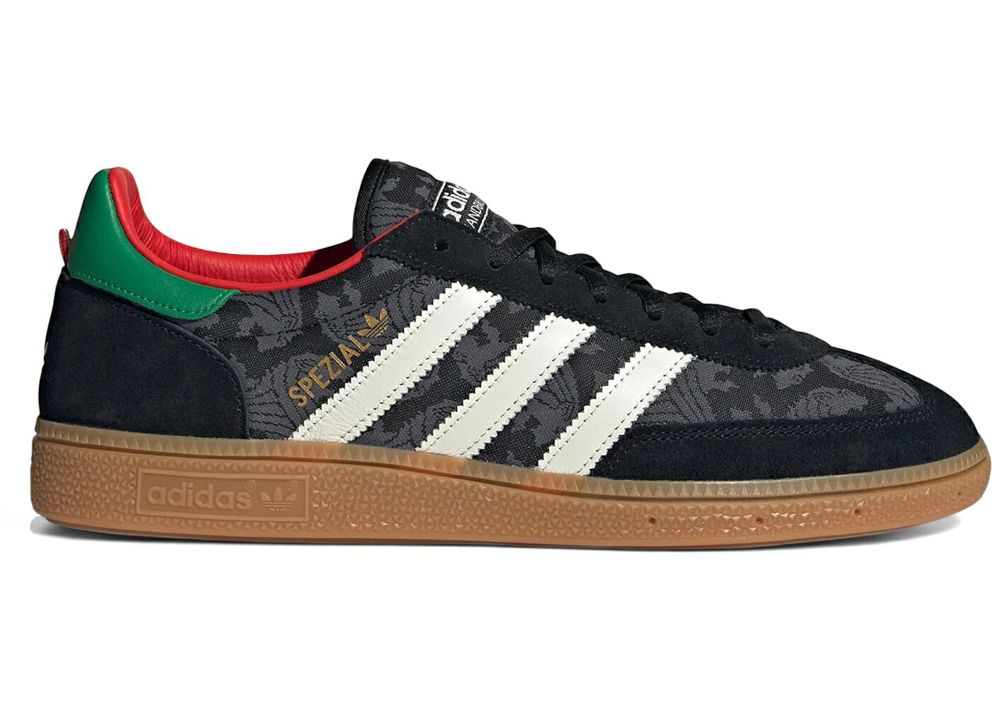 アディダス ハンドボール スペシアル 黒色 ブラック コア 白色 ホワイト 緑 グリーン スニーカー メンズ ADIDAS HANDBALL SPEZIAL BLACK CORE WHITE GREEN / CORE BLACK CORE WHITE GREEN
