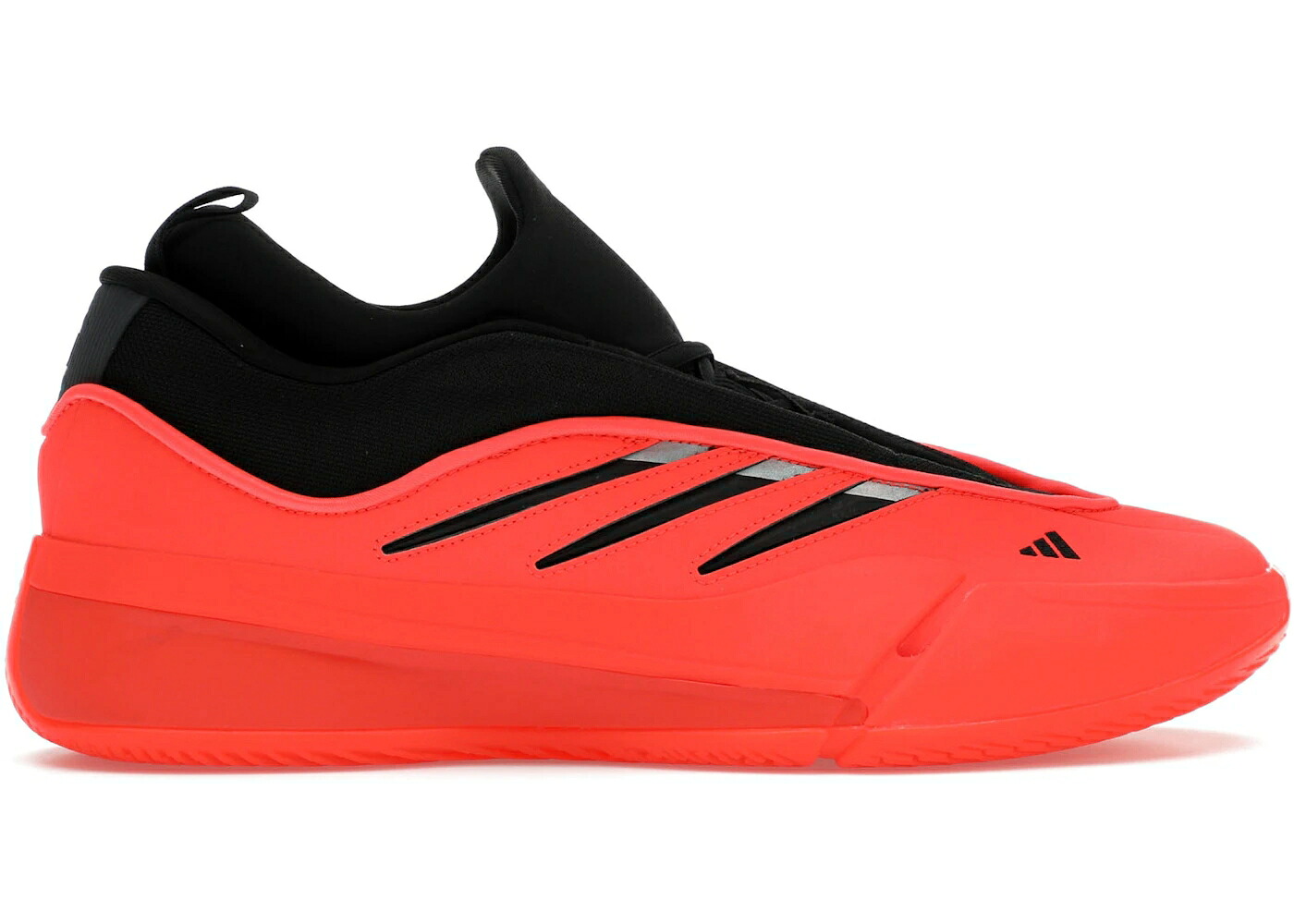 アディダス 赤 赤いこと 中核グループ 黒いこと 黒いこと スニーカー メンズ ADIDAS DAME 9 SOLAR RED / SOLAR RED CORE BLACK LUCID LEMON