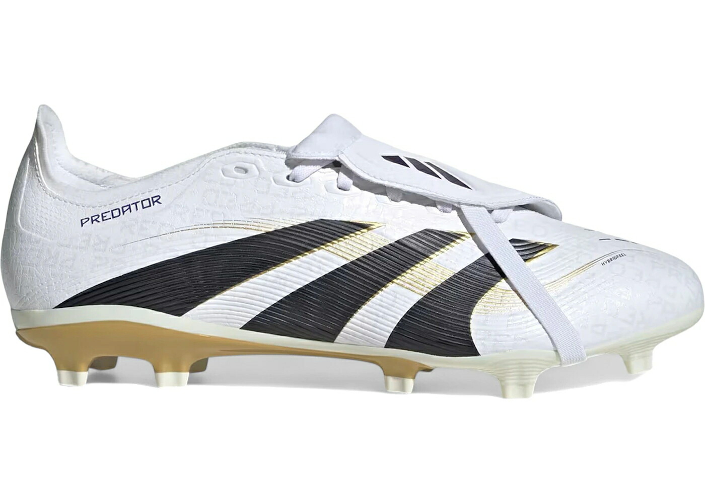 アディダス プレデター 白いこと 白いこと 中核グループ 黒いこと 黒いこと ゴールド スニーカー メンズ ADIDAS PREDATOR LEAGUE FOLD-OVER TONGUE FG/MG ROAD TO GLORY PACK / CLOUD WHITE CORE BLACK GOLD