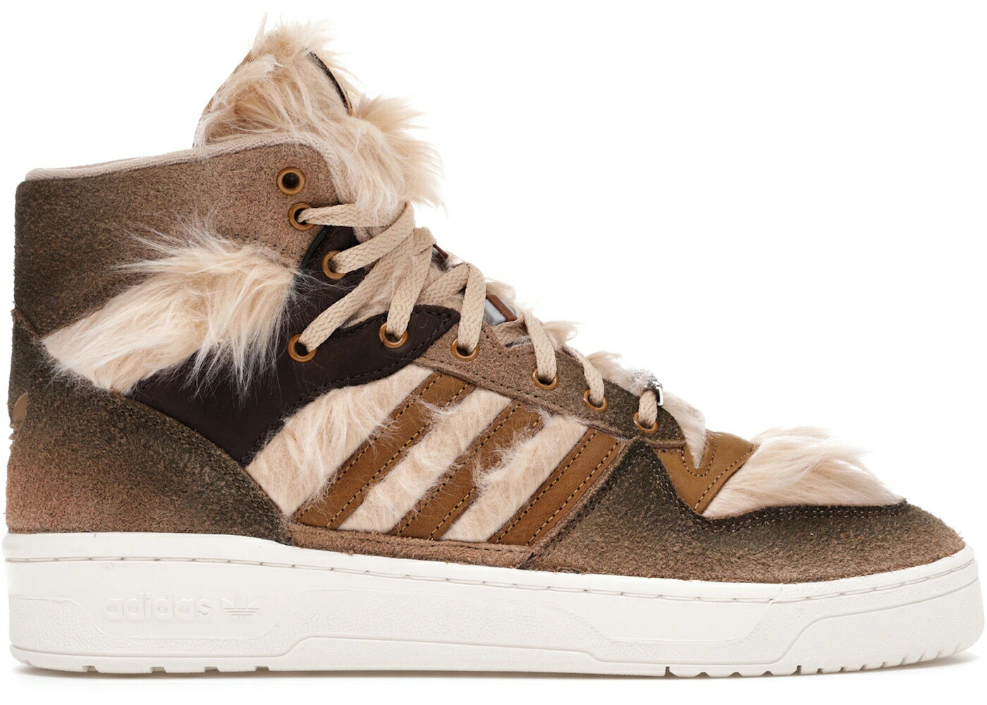アディダス 茶色 ブラウン ベージュ スターウォーズ スニーカー メンズ ADIDAS RIVALRY HI STAR WARS CHEWBACCA / BROWN BEIGE BROWN