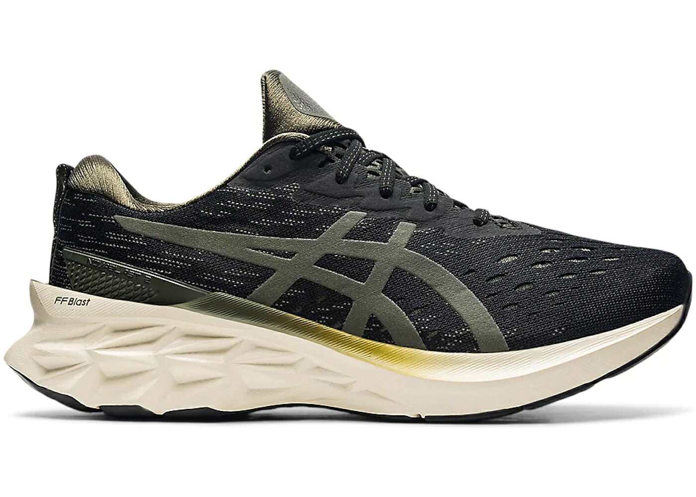 アシックス 黒色 ブラック オリーブ スニーカー メンズ ASICS NOVABLAST 2 SPS BLACK OLIVE CANVAS / BLACK OLIVE CANVAS|スニケス